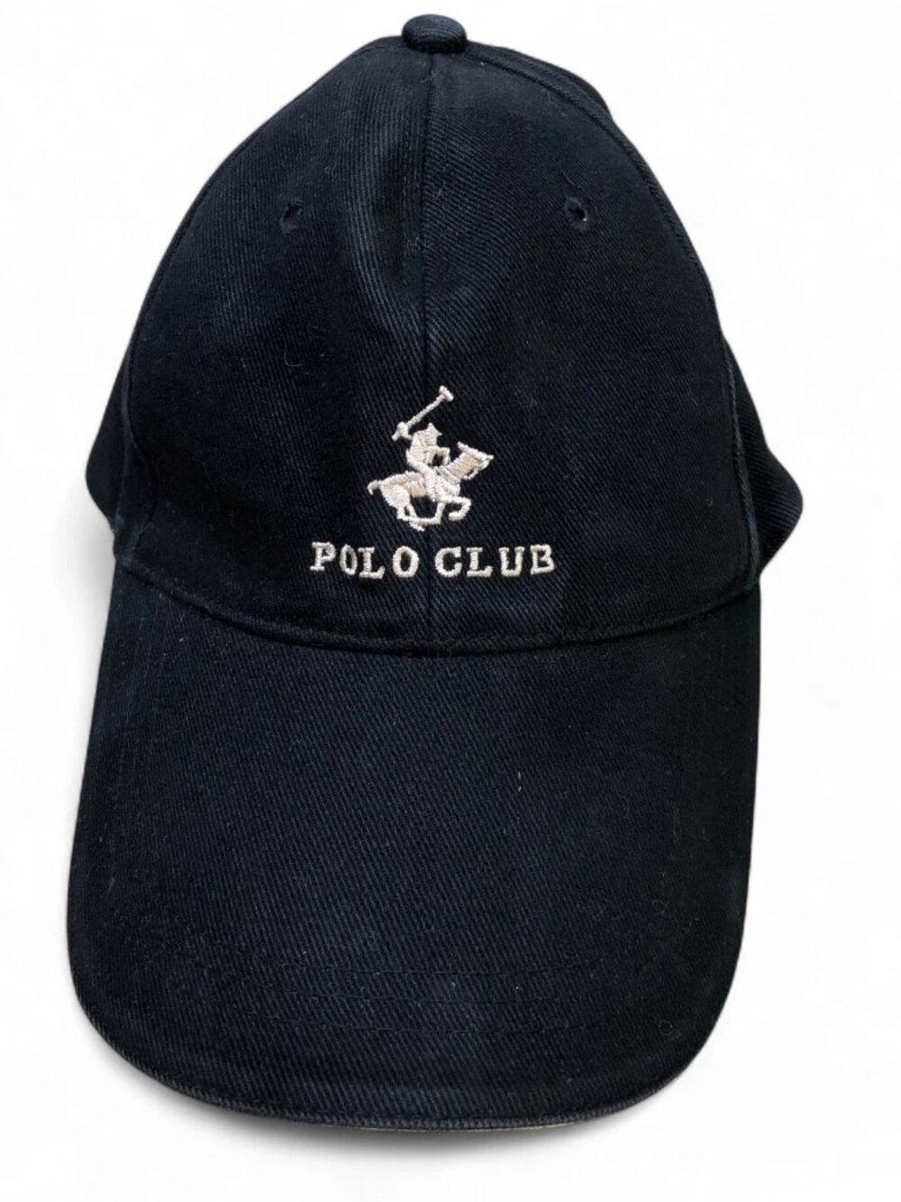 Vintage Polo Club Baseball Hat Men's One Size Black Adjustable Cap
